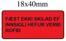 [55-INNSGL2] 18X40mm Innsiglismiði, Fæst ekki skilað